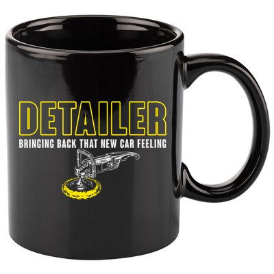 Detailer Bringing Back That New Car Feeling Auto Detailing 11oz C Handle Ceramic Mug