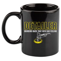 Detailer Bringing Back That New Car Feeling Auto Detailing 11oz C Handle Ceramic Mug