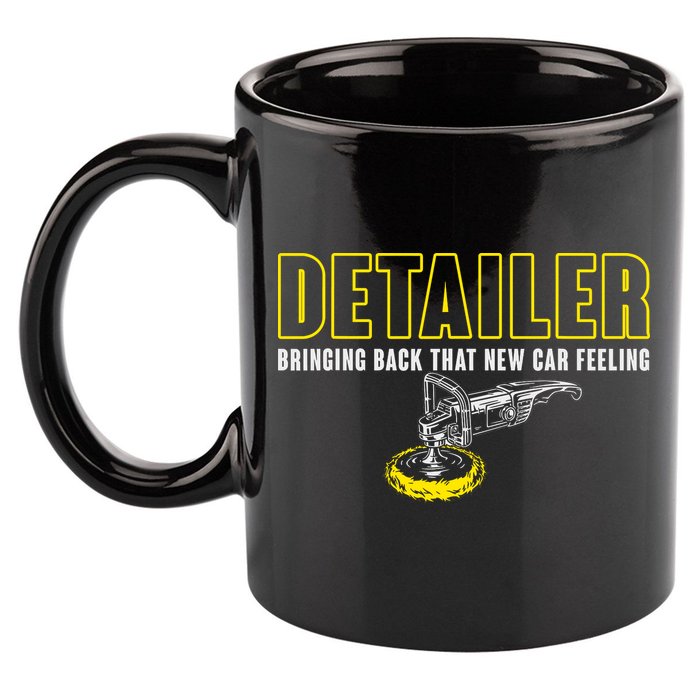 Detailer Bringing Back That New Car Feeling Auto Detailing 11oz C Handle Ceramic Mug
