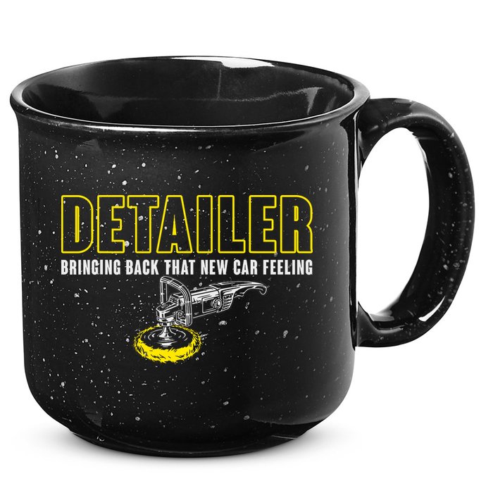 Detailer Bringing Back That New Car Feeling Auto Detailing 15oz Campfire Ceramic Mug