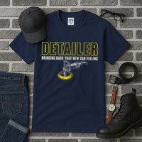 Detailer Bringing Back That New Car Feeling Auto Detailing Tall T-Shirt