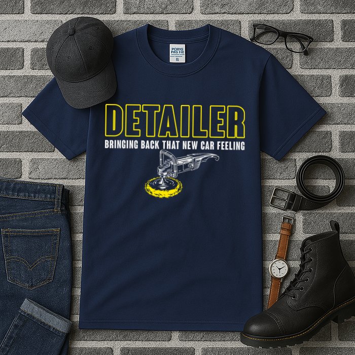 Detailer Bringing Back That New Car Feeling Auto Detailing Tall T-Shirt