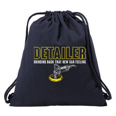 Detailer Bringing Back That New Car Feeling Auto Detailing Drawstring Bag