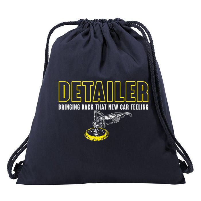 Detailer Bringing Back That New Car Feeling Auto Detailing Drawstring Bag