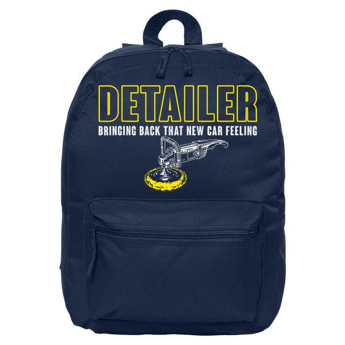 Detailer Bringing Back That New Car Feeling Auto Detailing 16 in Basic Backpack