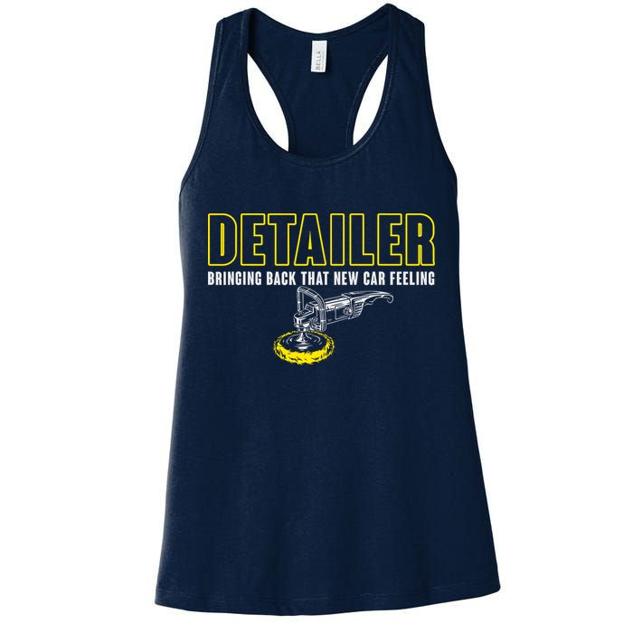 Detailer Bringing Back That New Car Feeling Auto Detailing Womens Tank Top