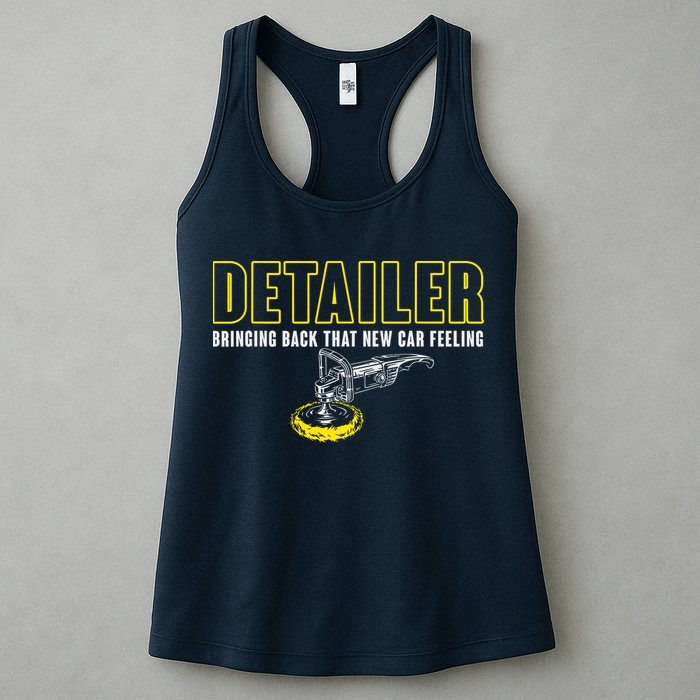 Detailer Bringing Back That New Car Feeling Auto Detailing Womens Tank Top
