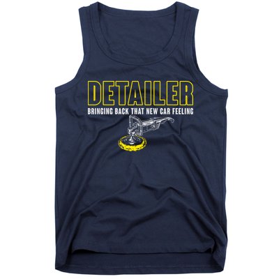 Detailer Bringing Back That New Car Feeling Auto Detailing Tank Top