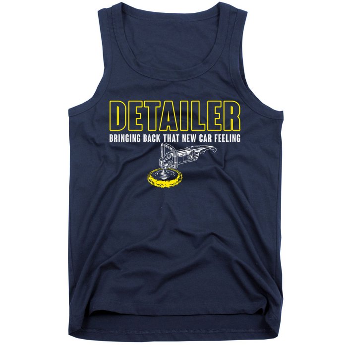 Detailer Bringing Back That New Car Feeling Auto Detailing Tank Top