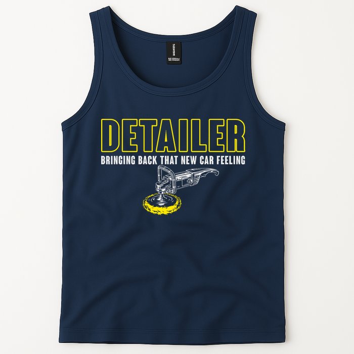 Detailer Bringing Back That New Car Feeling Auto Detailing Tank Top