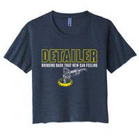 Detailer Bringing Back That New Car Feeling Auto Detailing Women's Crop Top Tee