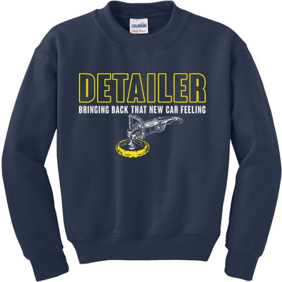 Detailer Bringing Back That New Car Feeling Auto Detailing Kids Sweatshirt