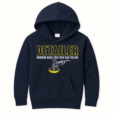 Detailer Bringing Back That New Car Feeling Auto Detailing Kids Hoodie