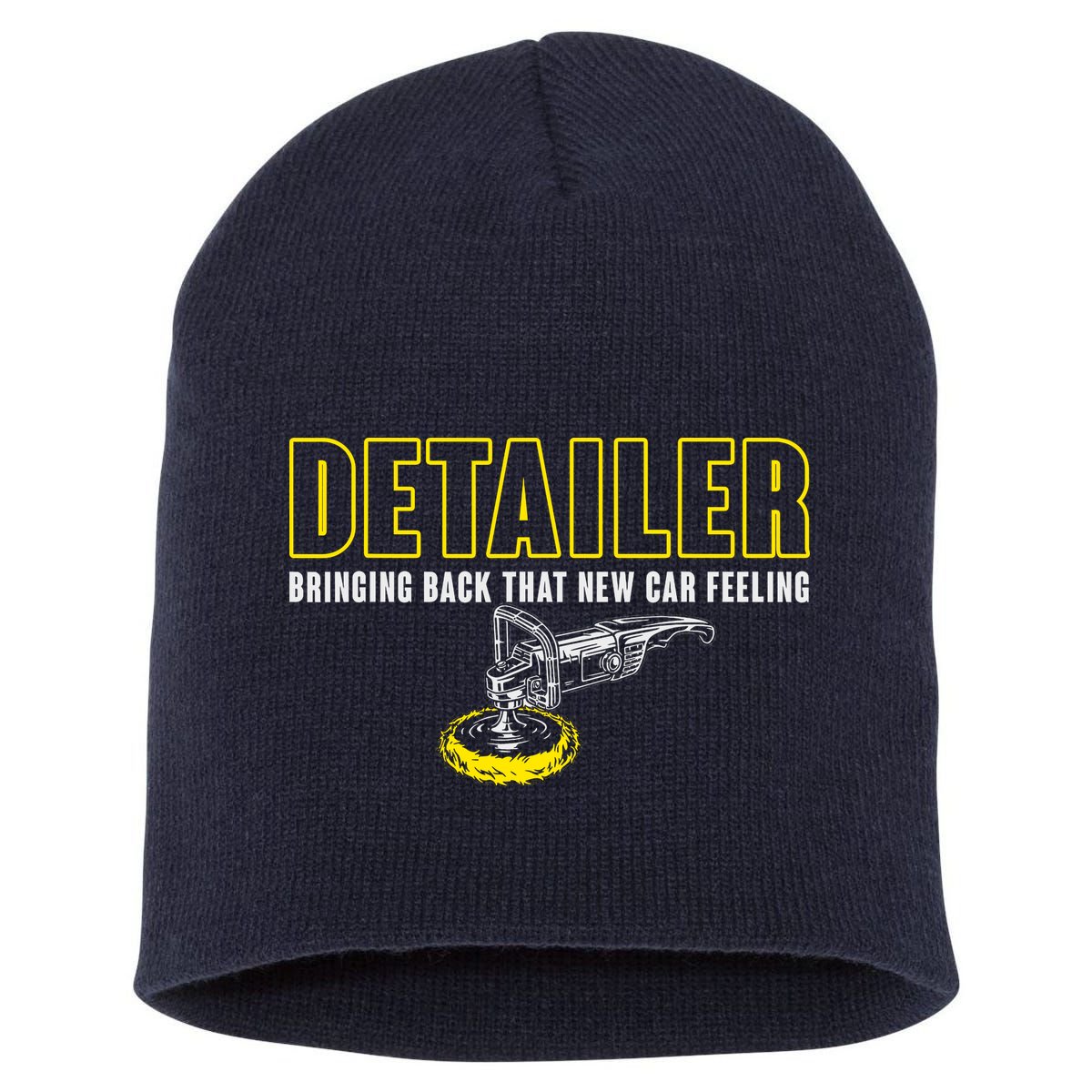 Detailer Bringing Back That New Car Feeling Auto Detailing Short Acrylic Beanie