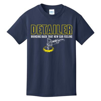 Detailer Bringing Back That New Car Feeling Auto Detailing Kids T-Shirt