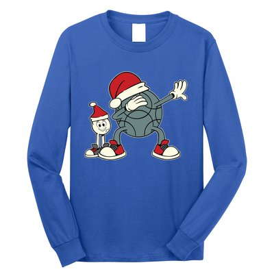 Dabbing Bocce Ball With Jack For Christmas Bocce Ball Cool Gift Long Sleeve Shirt