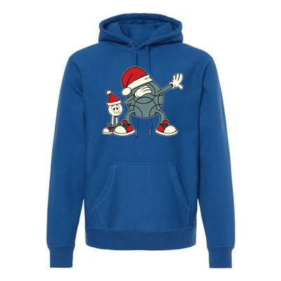 Dabbing Bocce Ball With Jack For Christmas Bocce Ball Cool Gift Premium Hoodie