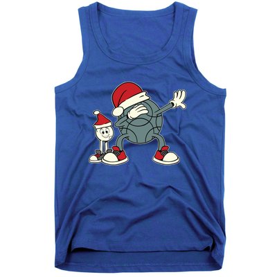 Dabbing Bocce Ball With Jack For Christmas Bocce Ball Cool Gift Tank Top