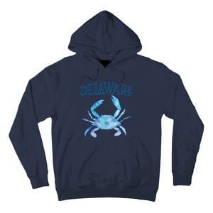 Delawares Beautiful Blue Crab Delaware Tall Hoodie