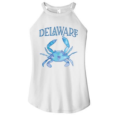 Delawares Beautiful Blue Crab Delaware Women’s Perfect Tri Rocker Tank