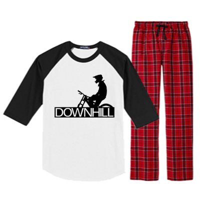 Downhill Bike Bicycle Downhill Raglan Sleeve Pajama Set