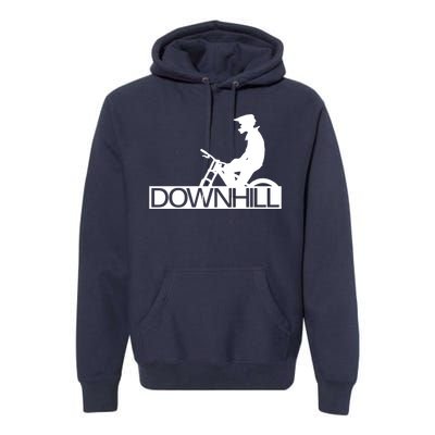 Downhill Bike Bicycle Downhill Premium Hoodie