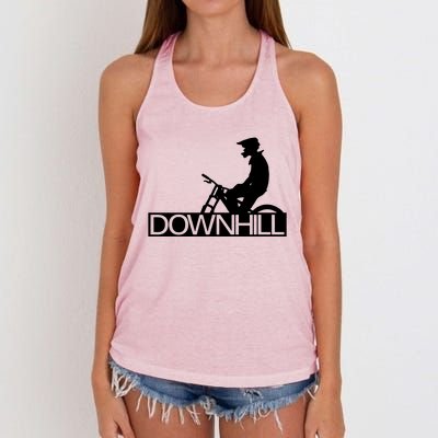 Downhill Bike Bicycle Downhill Women's Knotted Racerback Tank