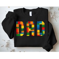 Dad Brick Builder Funny Blocks Master Builder Sweatshirt