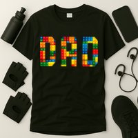 Dad Brick Builder Funny Blocks Master Builder T-Shirt