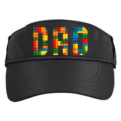 Dad Brick Builder Funny Blocks Master Builder Adult Drive Performance Visor