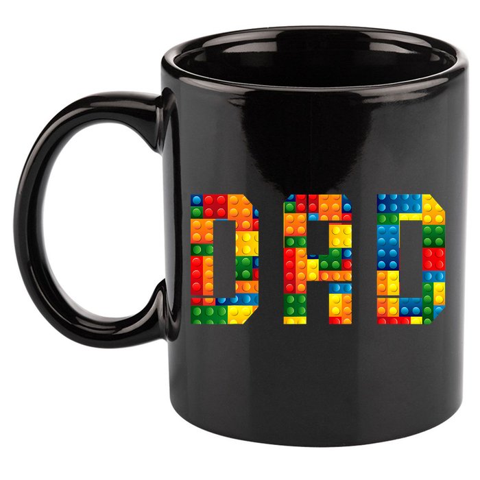Dad Brick Builder Funny Blocks Master Builder 11oz C Handle Ceramic Mug