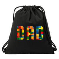 Dad Brick Builder Funny Blocks Master Builder Drawstring Bag
