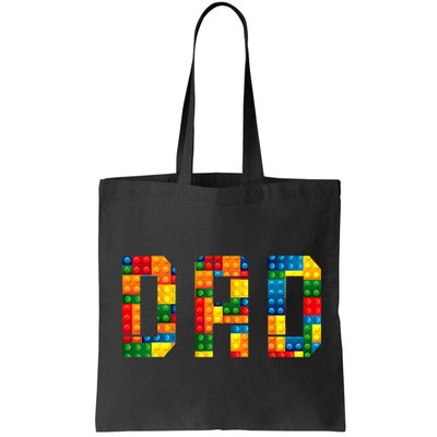 Dad Brick Builder Funny Blocks Master Builder Bag