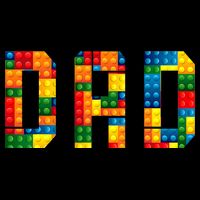 Dad Brick Builder Funny Blocks Master Builder Poster