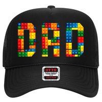 Dad Brick Builder Funny Blocks Master Builder Trucker Hat