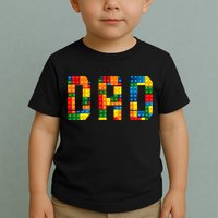 Dad Brick Builder Funny Blocks Master Builder Toddler T-Shirt