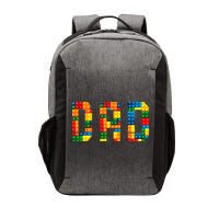 Dad Brick Builder Funny Blocks Master Builder Vector Backpack