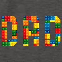 Dad Brick Builder Funny Blocks Master Builder Vector Backpack