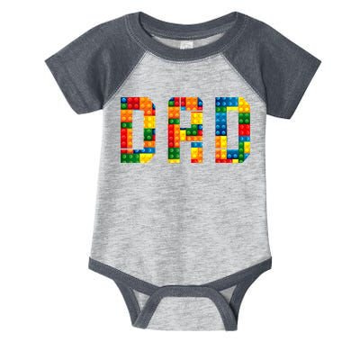Dad Brick Builder Funny Blocks Master Builder Infant Baby Jersey Bodysuit