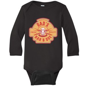 Dad's Bar B Que Griller Design Baby Long Sleeve Bodysuit