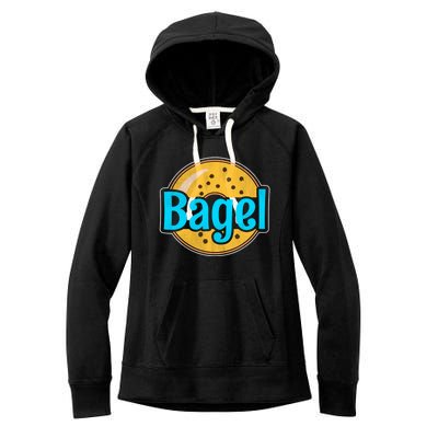 Distressed Bagel Baking And Bagel Lovers Baker Gift Women's Fleece Hoodie