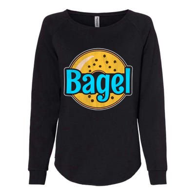 Distressed Bagel Baking And Bagel Lovers Baker Gift Womens California Wash Sweatshirt