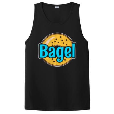 Distressed Bagel Baking And Bagel Lovers Baker Gift PosiCharge Competitor Tank