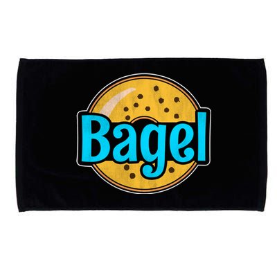 Distressed Bagel Baking And Bagel Lovers Baker Gift Microfiber Hand Towel