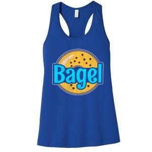 Distressed Bagel Baking And Bagel Lovers Baker Gift Women's Racerback Tank