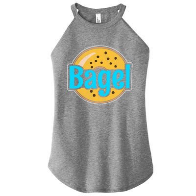 Distressed Bagel Baking And Bagel Lovers Baker Gift Women's Perfect Tri Rocker Tank