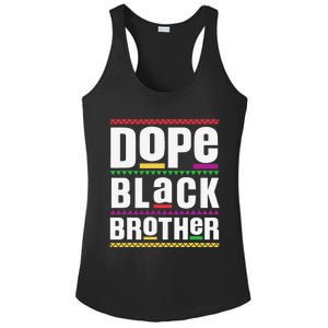 Dope Black Brother Fathers Day Ladies PosiCharge Competitor Racerback Tank