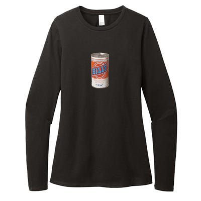 Defunct Billy Beer Can Womens CVC Long Sleeve Shirt