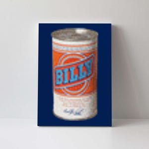 Defunct Billy Beer Can Canvas