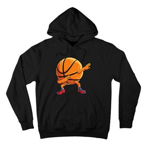 Dabbing Basketball Ball Funny Sports Player Hoodie